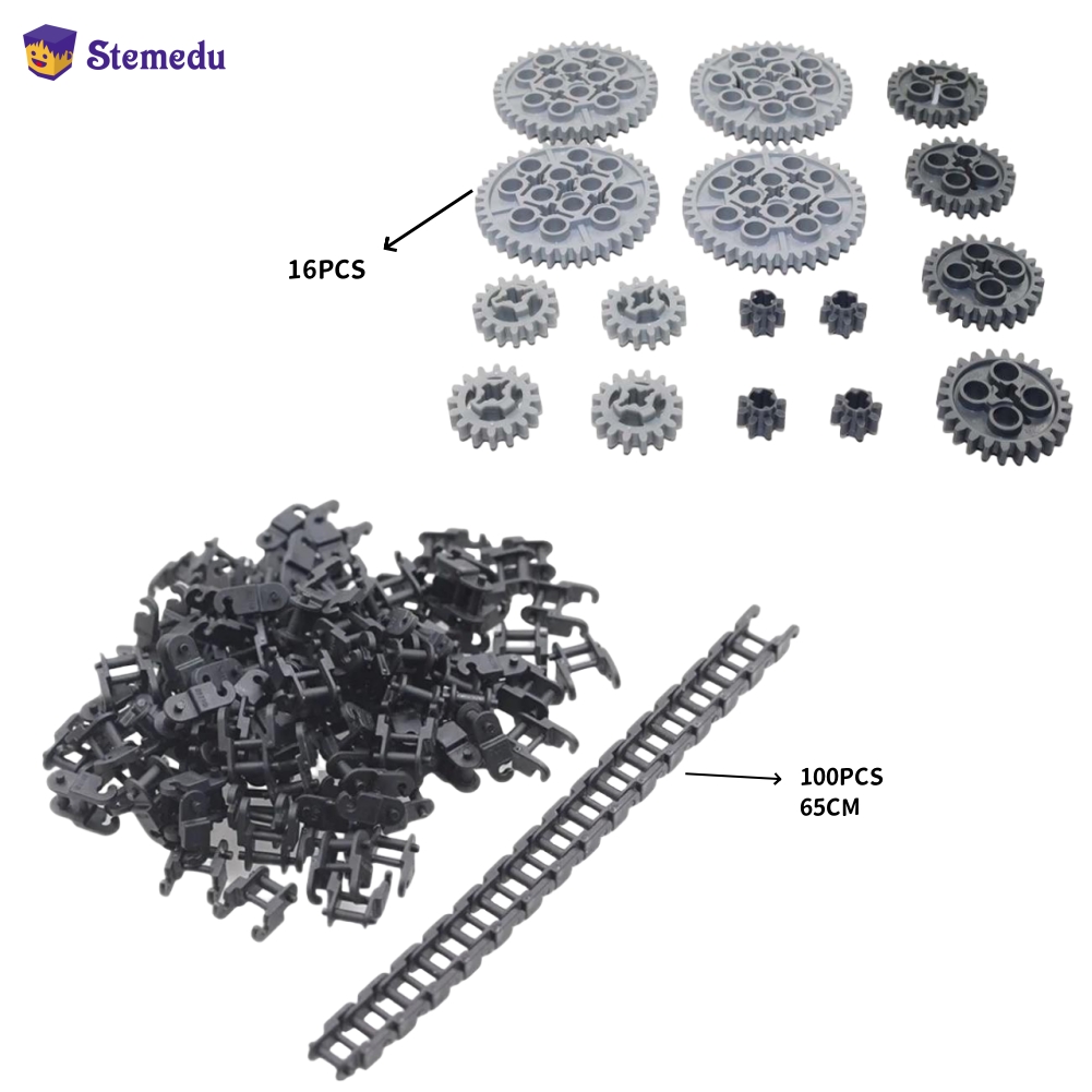 Lego Set Technic - 16PCS MOC Building Blocks Tooth Gear