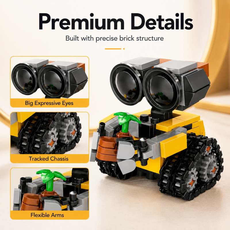 Mini Robot Building Blocks Set - Building Block Mini ulasan dan harga