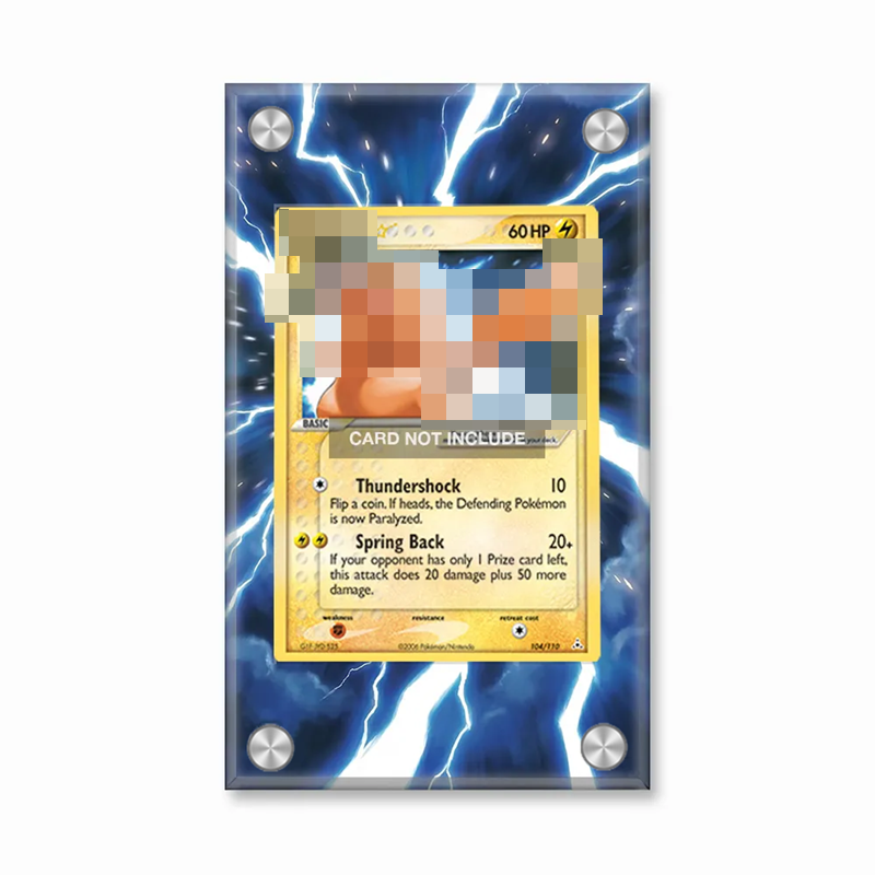 Art Display Pokemon Ex Team Ro - Display Case Acrylic ulasan dan harga