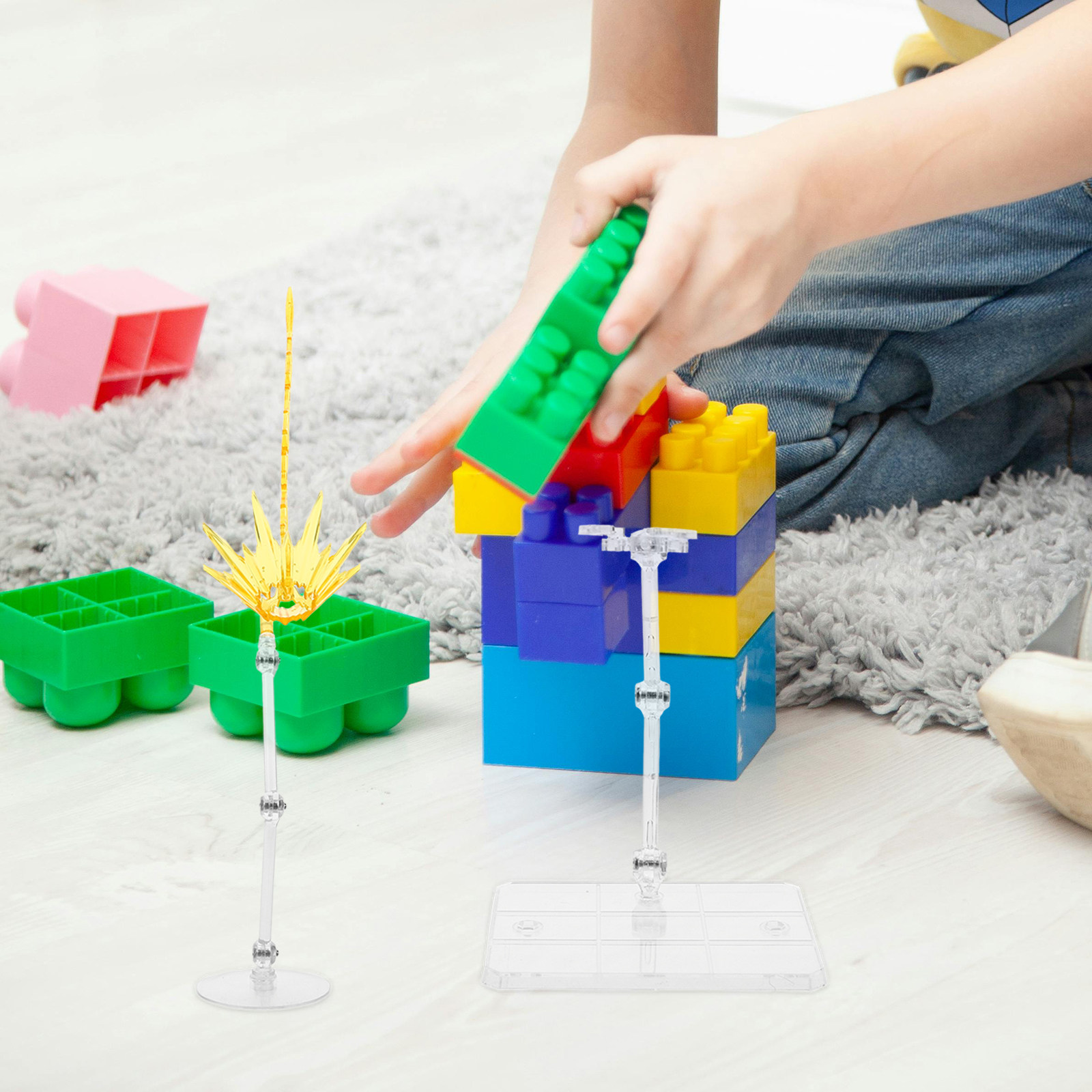 2Pcs Effect Display Bases Adju - Action Figure Stand ulasan dan harga