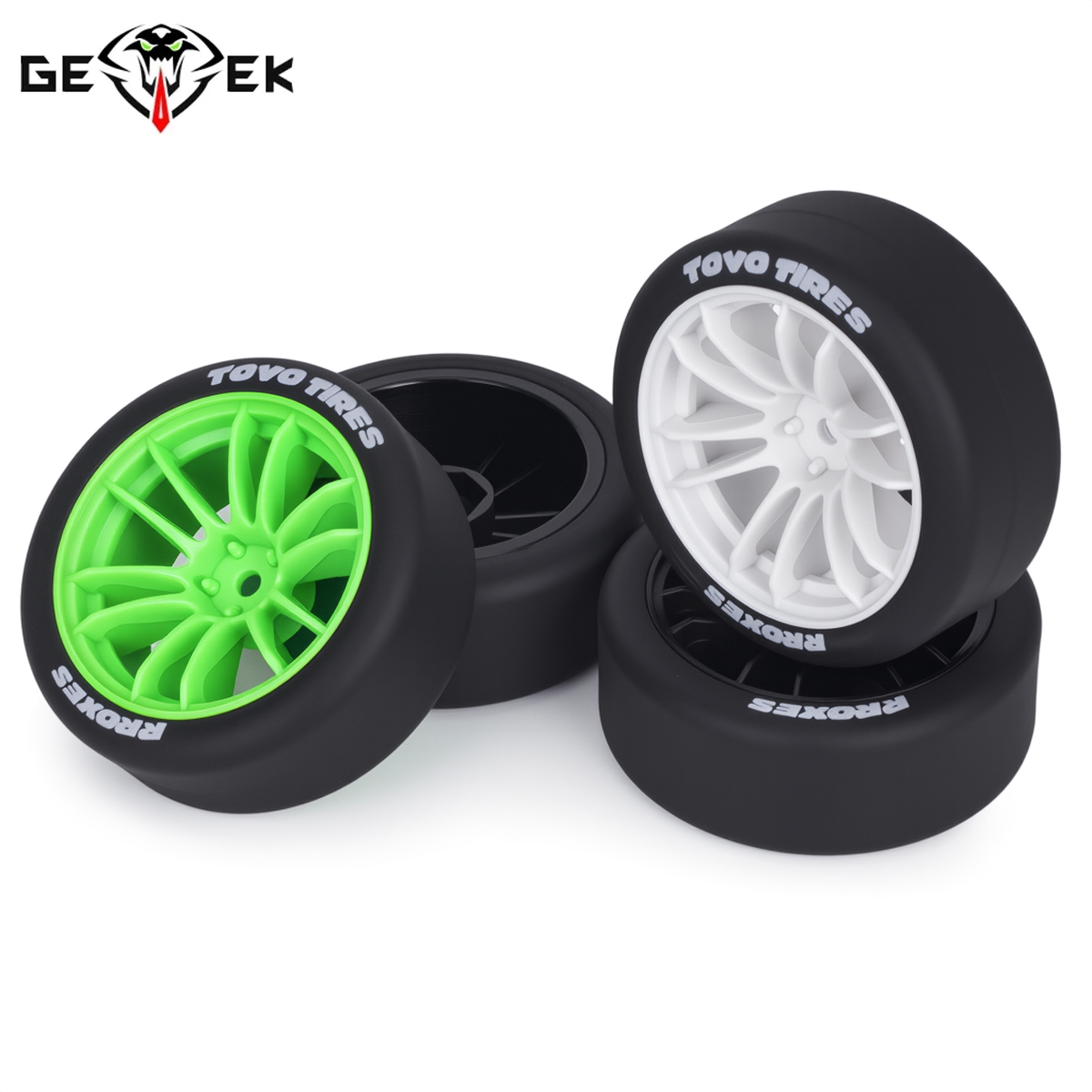 4Pcs Hard Drift Tires Wheel Ty - Tamiya Model Rc Car ulasan dan harga