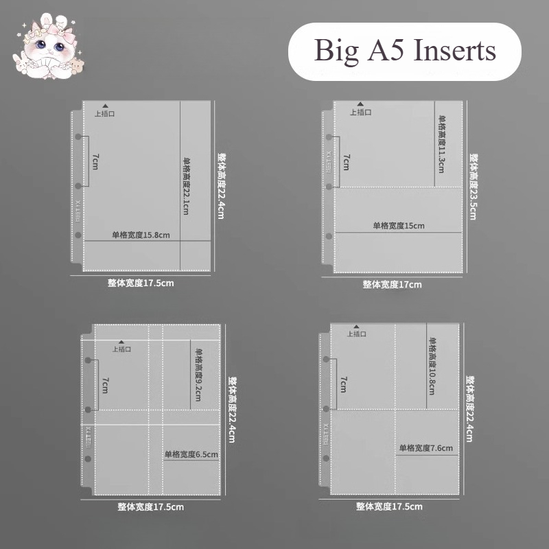 MEET YX 10pcs Big A5 Binder Lo - Card Penny Sleeve ulasan dan harga