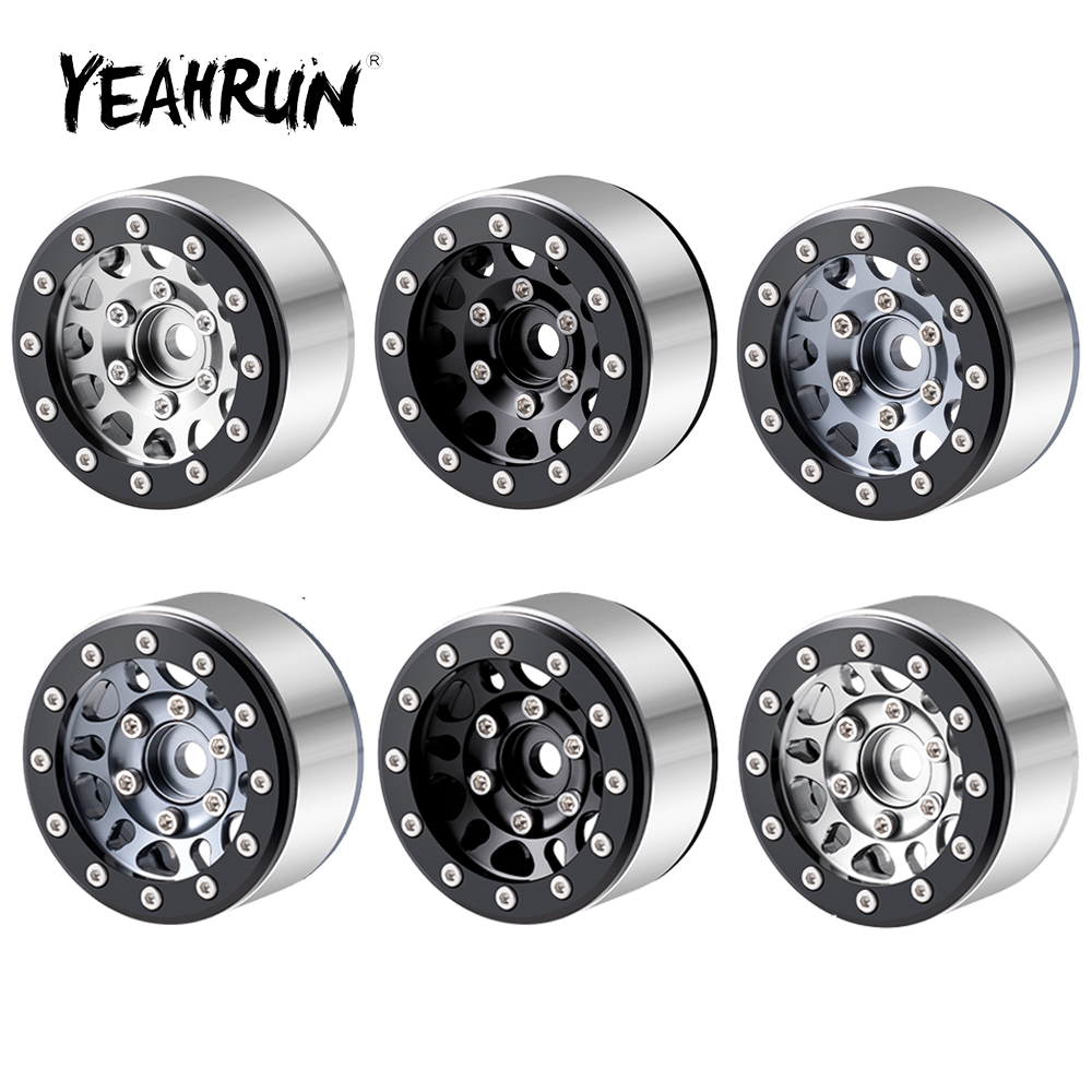 YEAHRUN 4Pcs 1.55inch Aluminum - Tamiya Model Rc Car ulasan dan harga