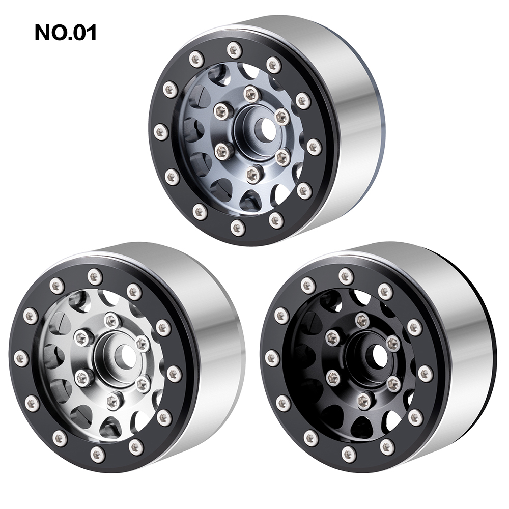 YEAHRUN 4Pcs 1.55inch Aluminum - Tamiya Model Rc Car ulasan dan harga