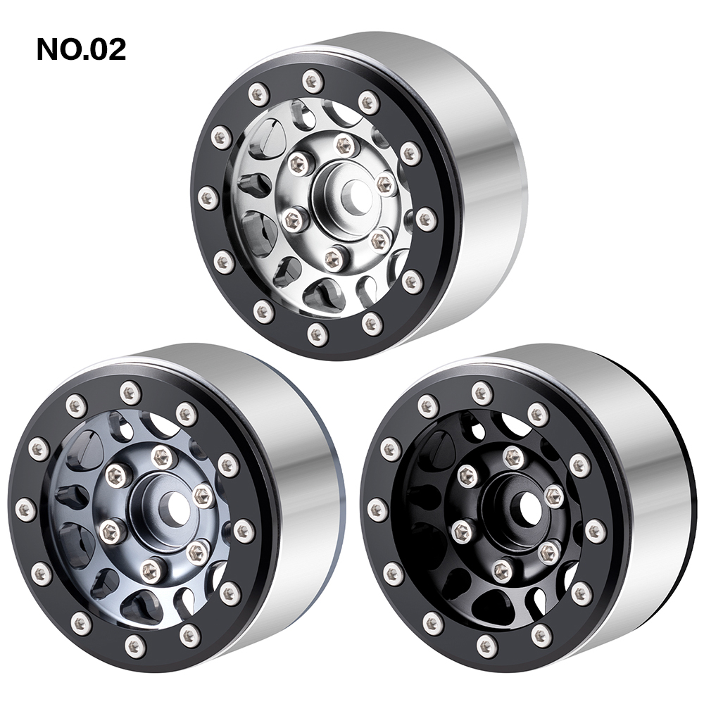 YEAHRUN 4Pcs 1.55inch Aluminum - Tamiya Model Rc Car ulasan dan harga