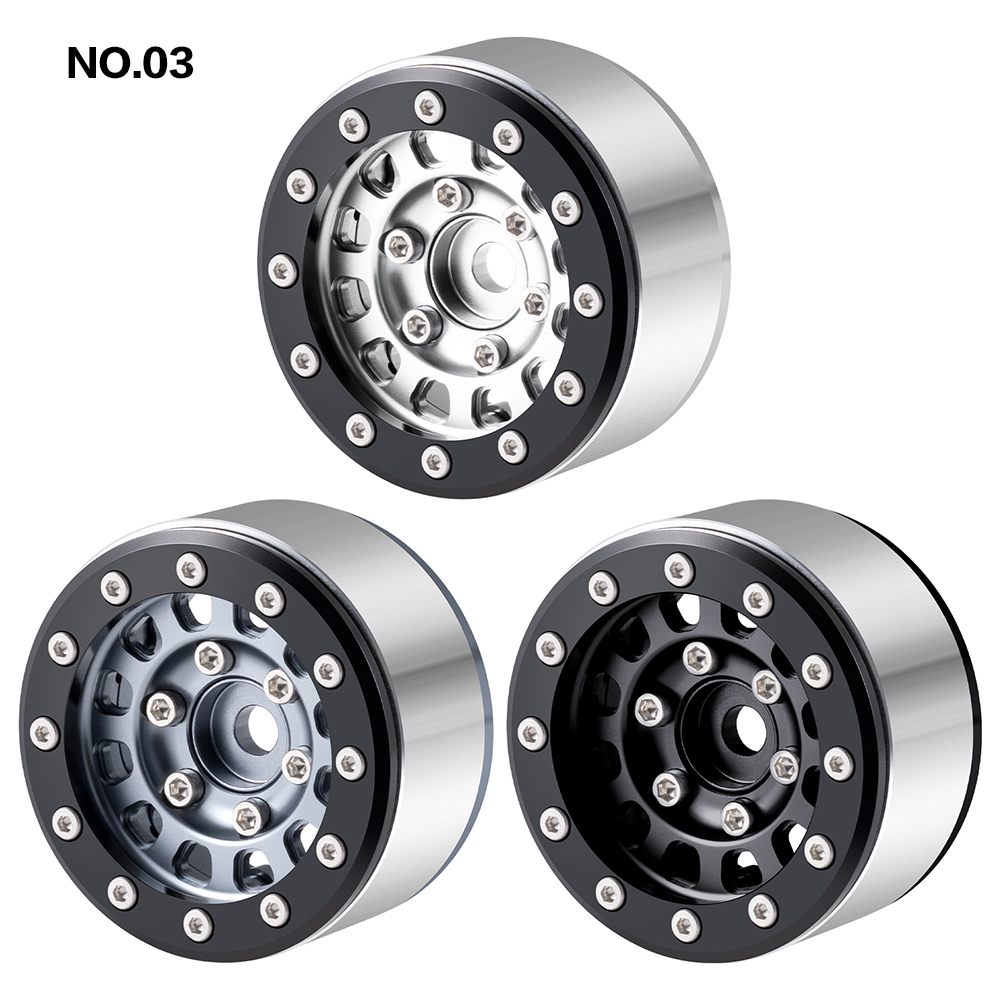 YEAHRUN 4Pcs 1.55inch Aluminum - Tamiya Model Rc Car ulasan dan harga