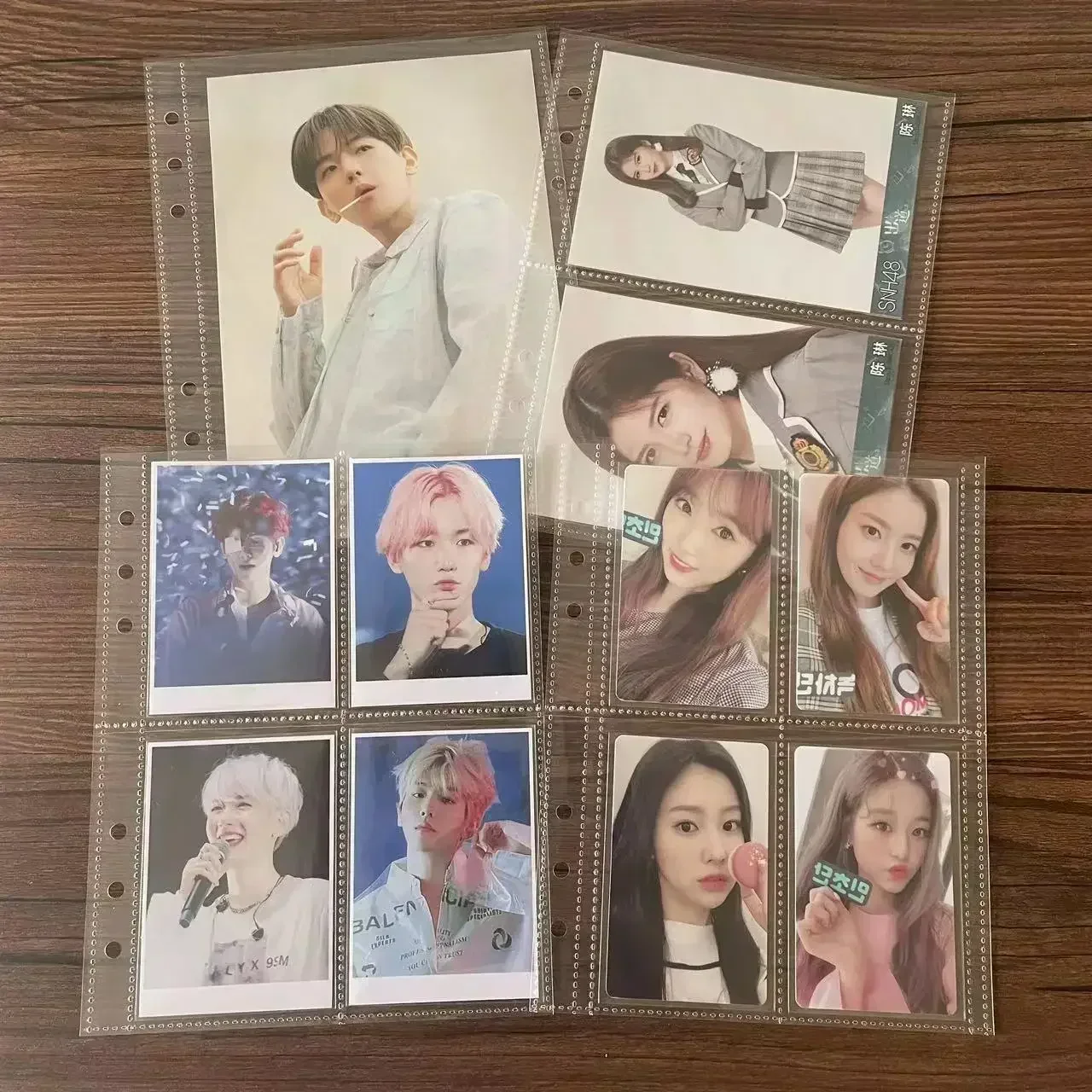 1-4 Grid Transparent Photocard - Card Penny Sleeve ulasan dan harga