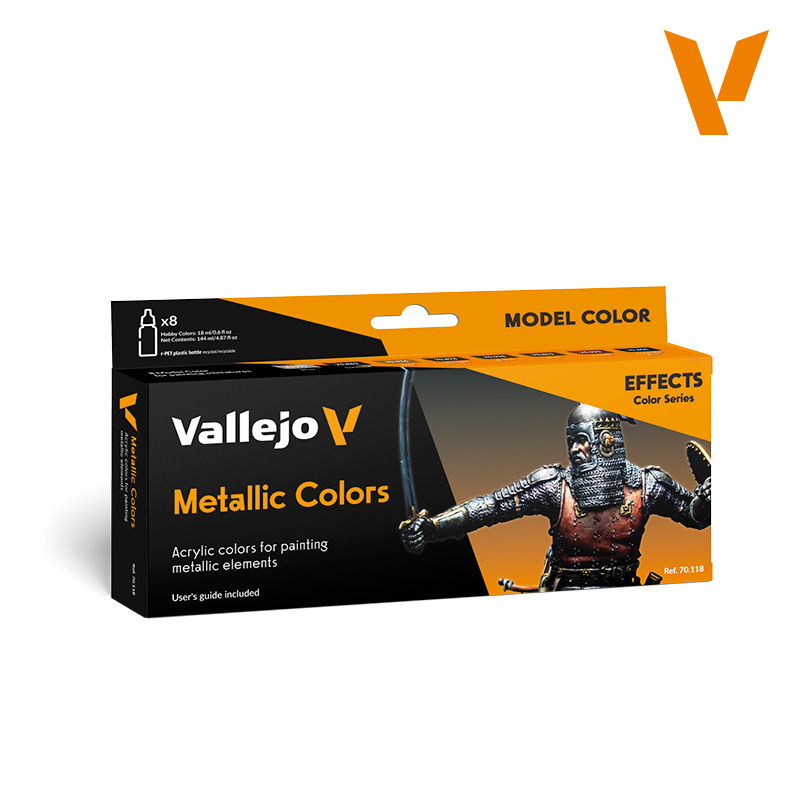 Vallejo 70118 Metallic Color E - Tamiya Model Paint Set ulasan dan harga
