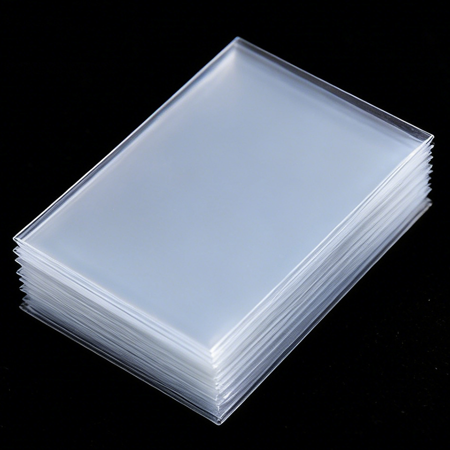 100pcs 8.8/9cm Clear Card Slee - Card Penny Sleeve ulasan dan harga
