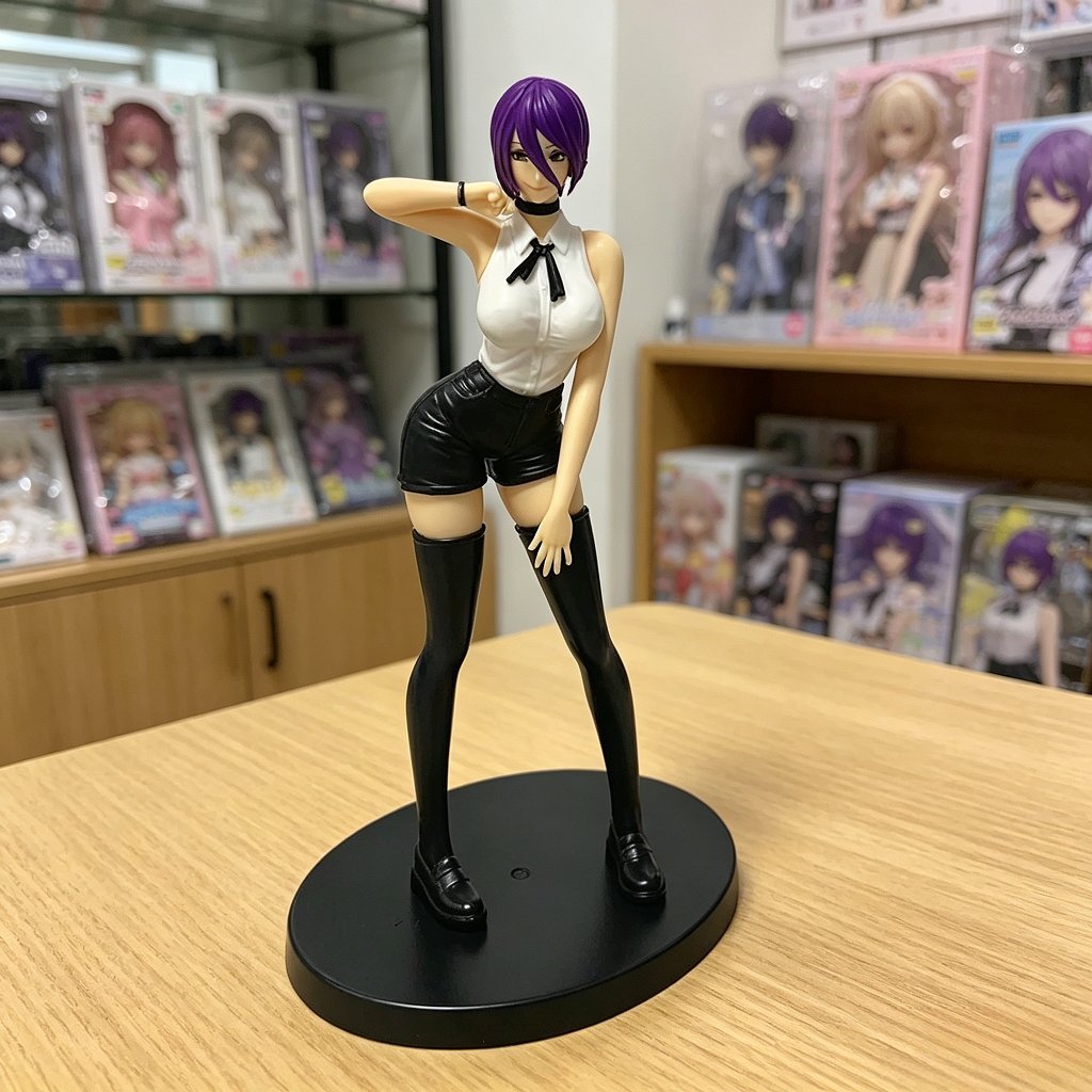 13-19CM Chainsaw Man Anime Fig - Action Figure Stand ulasan dan harga