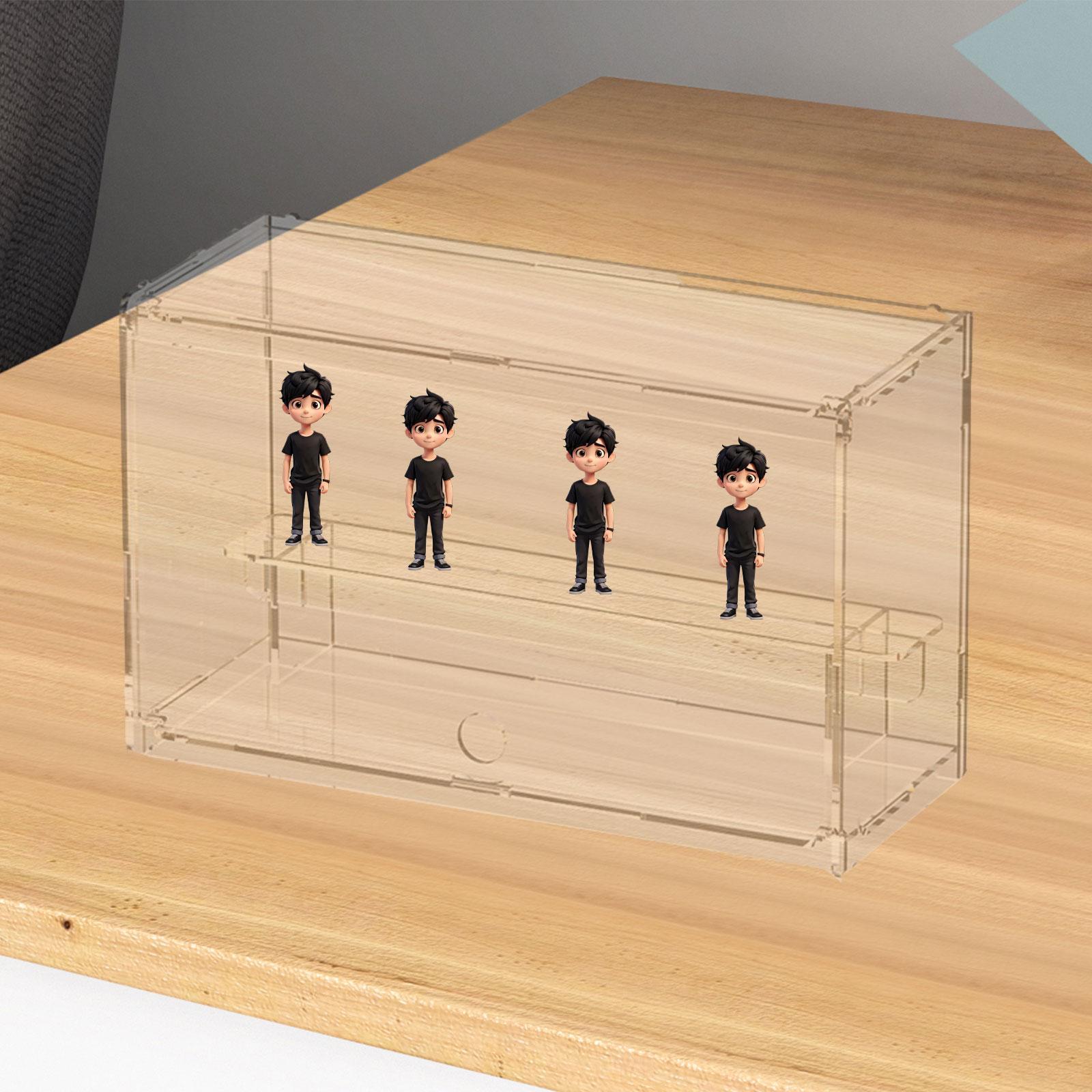 Clear Display Case Model Displ - Action Figure Stand ulasan dan harga