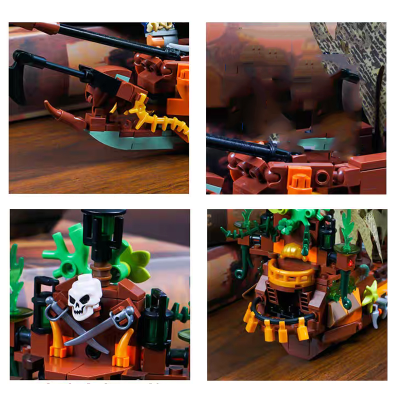 Creative MOC Pirate Boat Ship  - Lego Set Creator ulasan dan harga